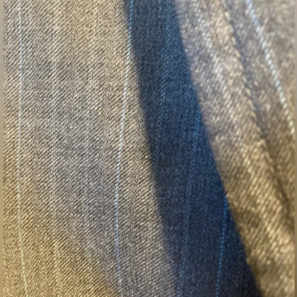 Ann Taylor Grey & Blue Pinstriped Blazer - Picture 7 of 16